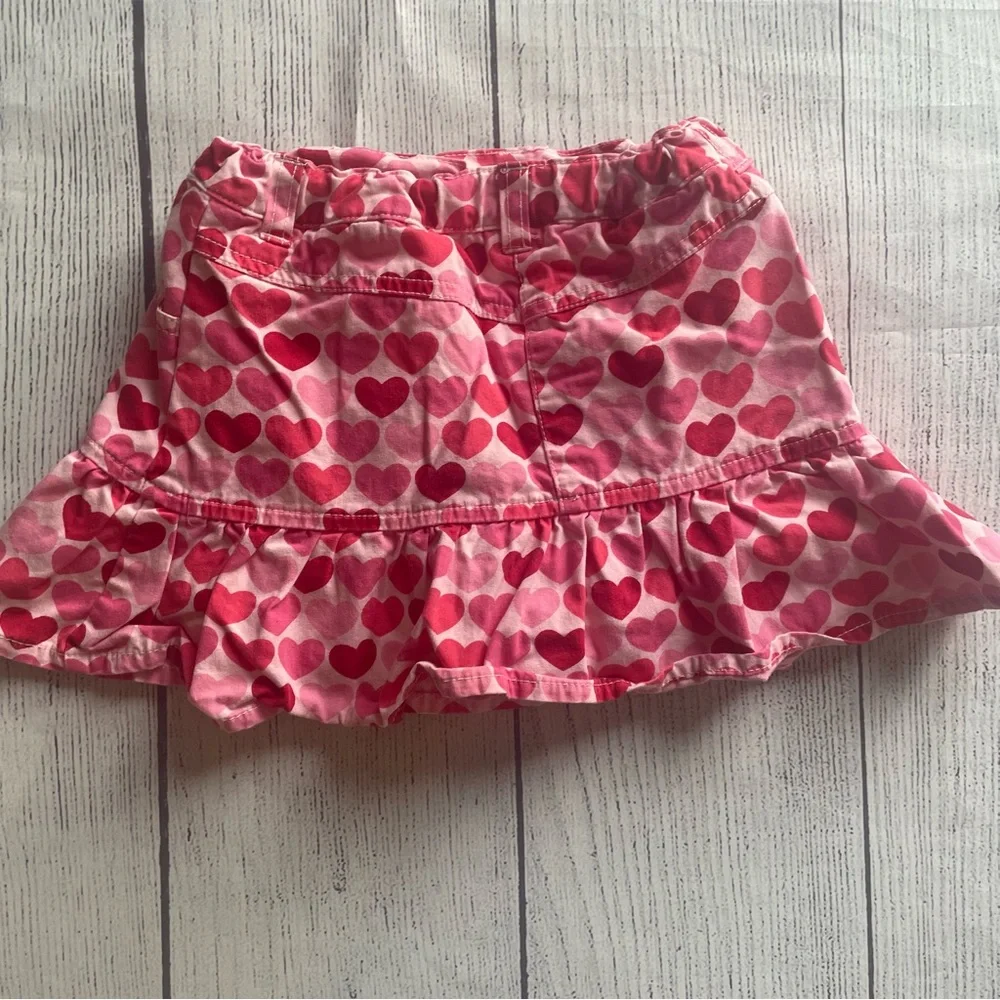 Gymboree Full of Heart Girls Skort size 5